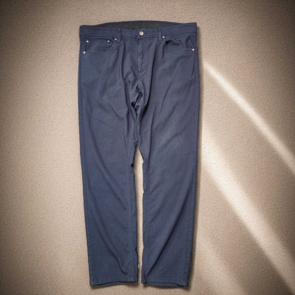 Projek Raw Mens Navy Blue Classic Fit Stretch Chino Pants 5-Pocket 38x30 145100